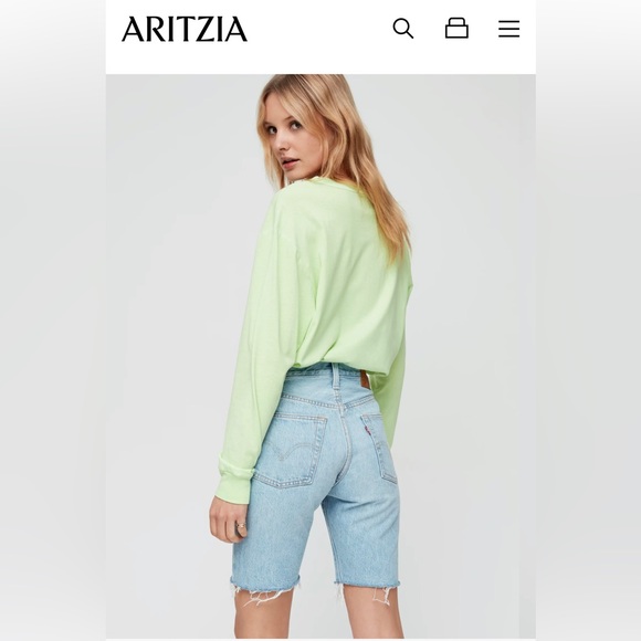 Levi’s 50 Slouch Short Size 25 - Picture 3 of 16